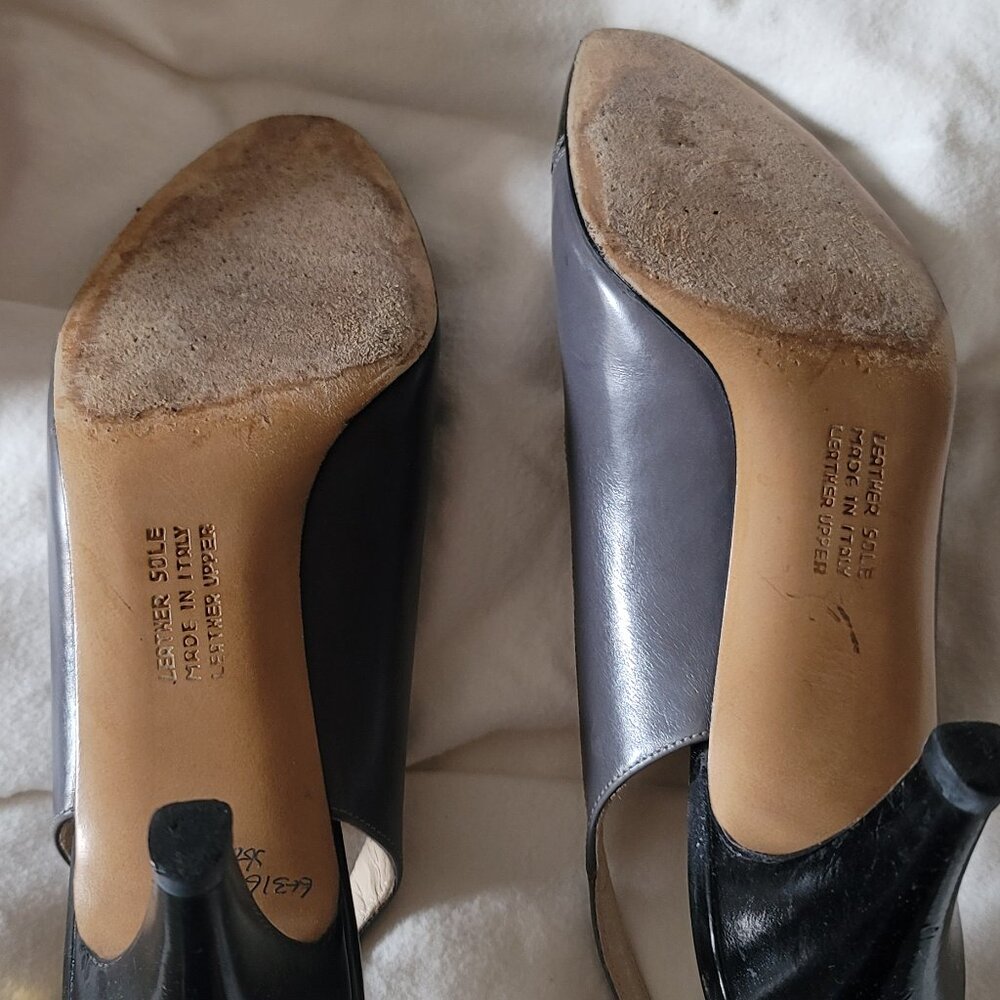 Ferragamo Antonia sling backs size 7 1/2 AAA in box - Picture 4 of 6